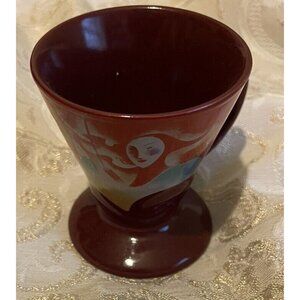 1999 FRANGELICO Espresso Shot Cup Linda Frichtel Signed Musicians Dream Coffee